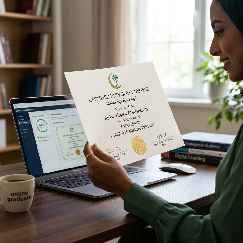 احصل على شهادتك الجامعية بسرعة وسهولة
